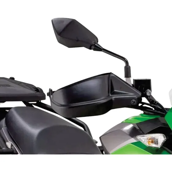 Cubre Puños Para Moto Kawasaki Versys X300 Negro Izquierdo/derecho