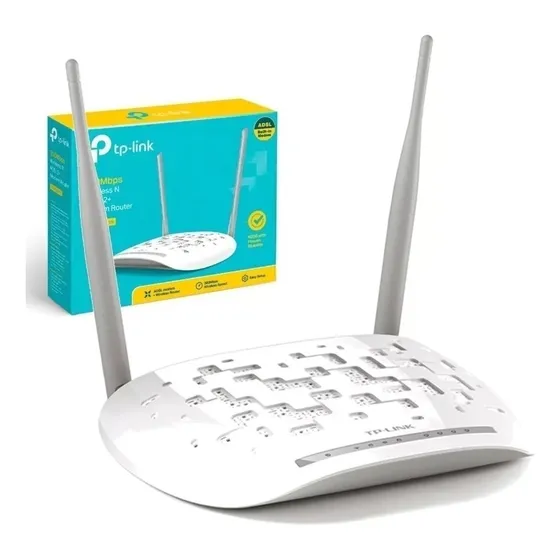 Modem Router Tp-link Td-w 8961n Adsl2+ 300mbps 2 Ant 4 Puer