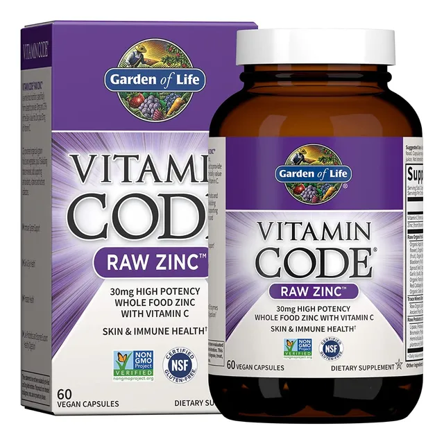 Garden Of Life Vitamina De Zinc, Vegano Capsulas