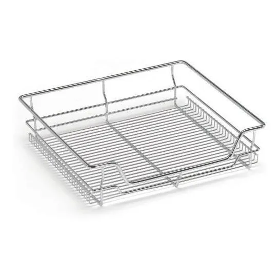 Cesta Extraible Acero Para Mueble De Cocina Verdurero 55 Cms