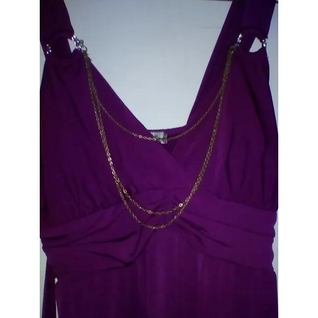 Vestido Fiesta Color Fucsia Talle M (nuevo )