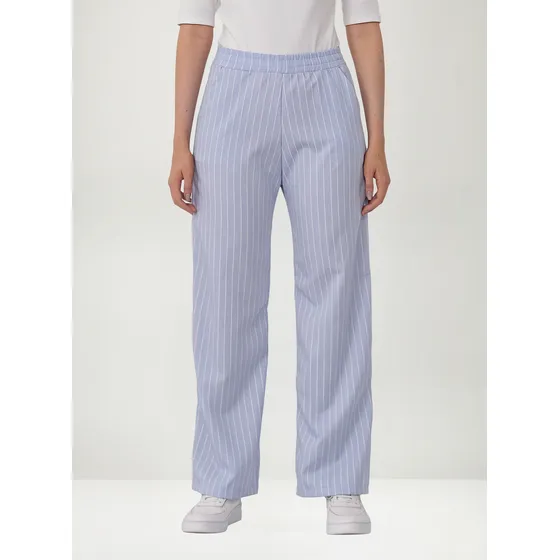Pantalones Palazzo Rayados Uriel Para Mujer - Marca Nano