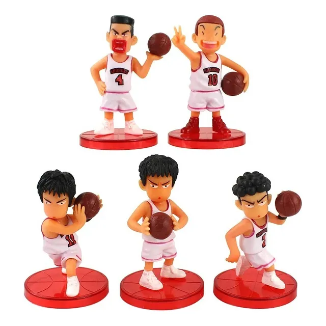 Set 5 Figuras Slam Dunk Shohoku