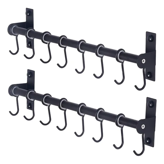 Soportes Con Ganchos Dseap, Para Utensilios De Cocina, 2 Un.