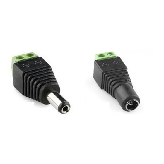 30 Conectores Macho Y 30 Conectores Hembras Para Cctv