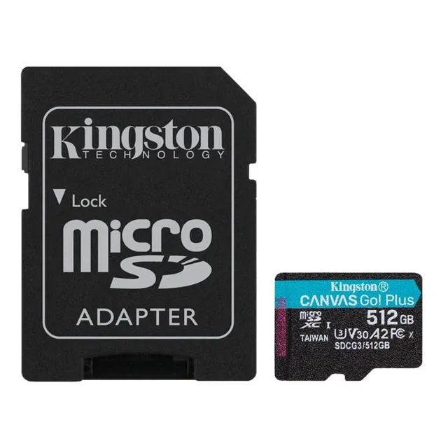 Memoria Micro Sdxc Kingston Canvas Go Plus 512gb Drones