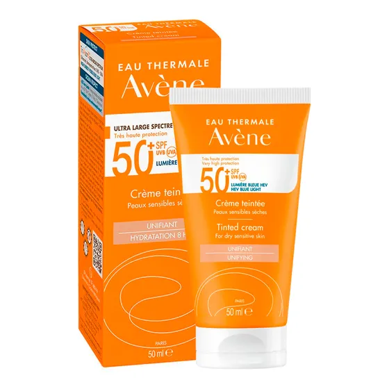 Protector Solar Avene Crema Spf 50+ Color 50ml