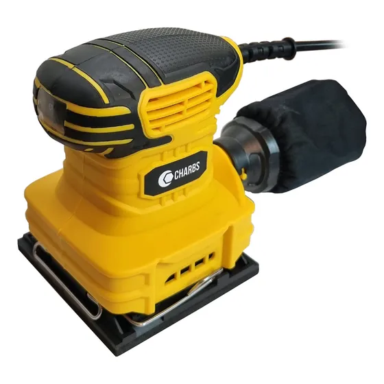 Lixadeira Orbital 250w Treme-treme Com Coletor De Pó Charbs