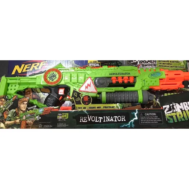 Metralleta Nerf (nueva) Zombie Strike Revoltinator