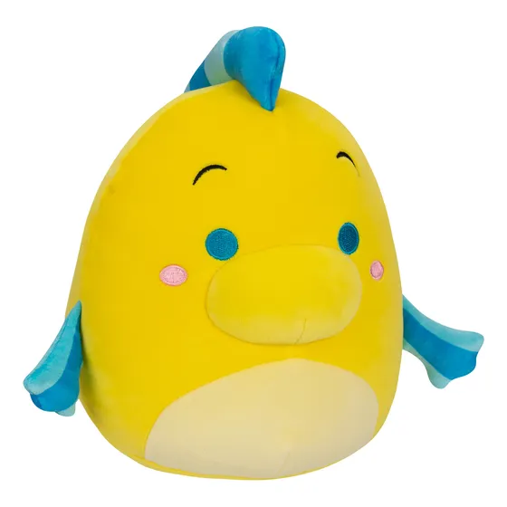 Peluche Disney Squishmallows Pez Flounder La Sirenita 16cm