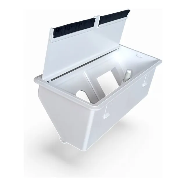 Caja De Conexiones - Grommet Para 4 Modulos Doble