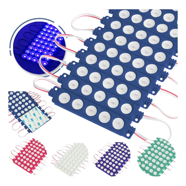20 Módulo Tira De Led Iluminación Impermeable Multiusos 12v