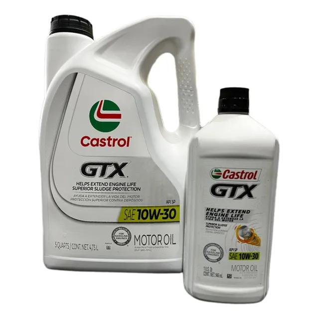 Aceite Castrol Gtx 10w-30 Paquete Litro Y Garrafa