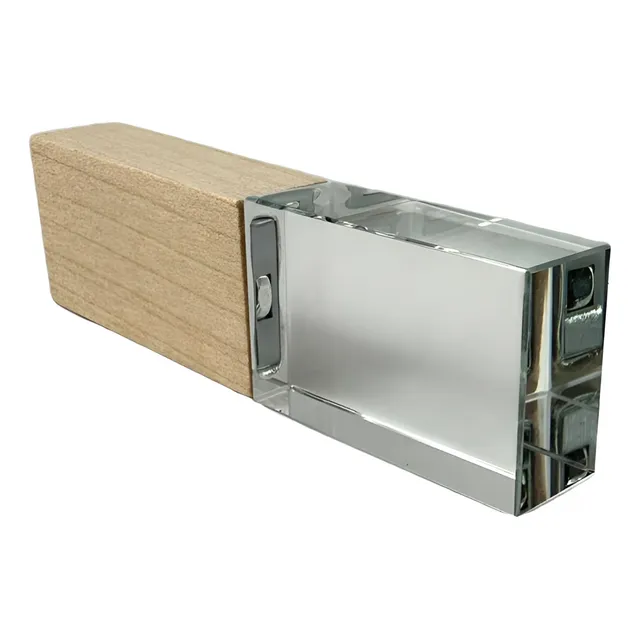 Usb Cristal/madera 8gb Kit 50 Pza