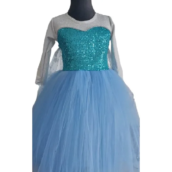 Hermoso Vestido Disfraz Elsa - Frozen + Corona - Envio Full