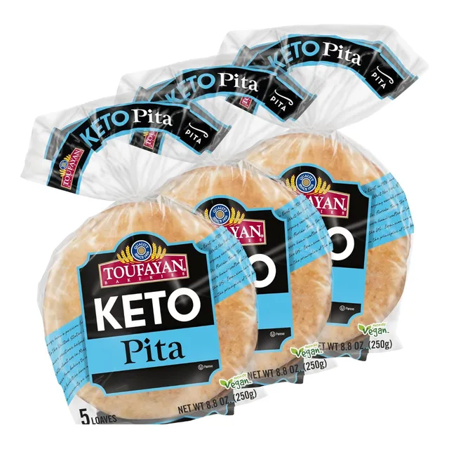 Toufayan Pan De Pita Alto En Fibra 3 Paquetes 5 C/u 15 Total