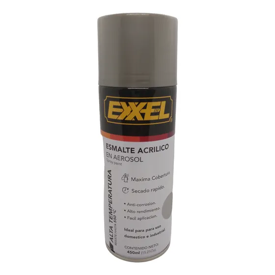 Spray De Pintura Marca Exxelplata Alta Temperatura 450ml