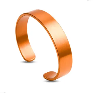 Bracelete De Cobre Puro Unissex 19 Cm - Cobre Store 1.5 Cm 20 Cm