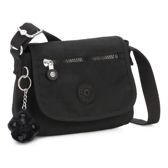 Kipling Mini Bolso Original Cruzado Estampado Sabían Negro