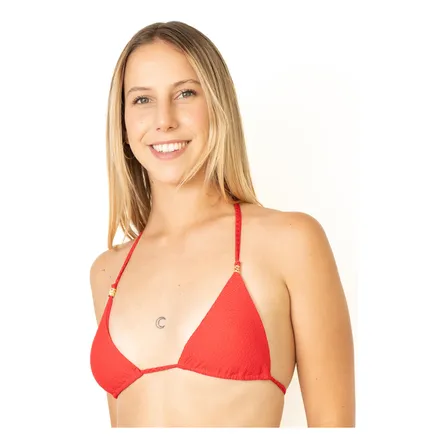 Bikini Peto Brasileño Native Freesia Rojo