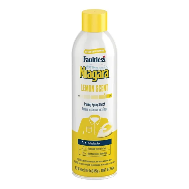 Almidón En Aerosol Faultless Niagara Limón 20oz 1pz