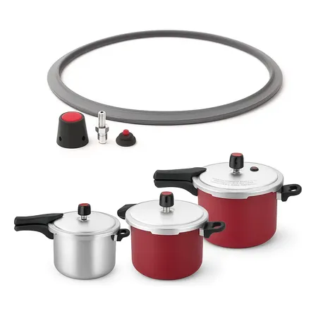 Kit Completo Borracha Panela Pressão Alegrete 4,5l Externo