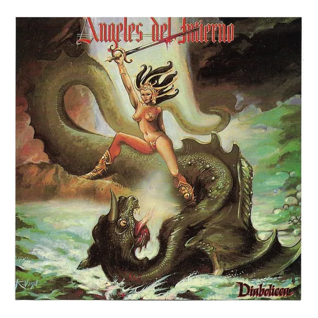 Ángeles Del Infierno Lp Diabólica Vinilo Importado