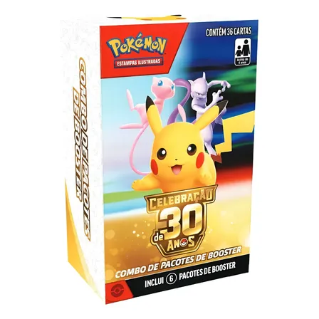 Pokémon Tcg: Celebração 30 Anos - Booster Combo Português