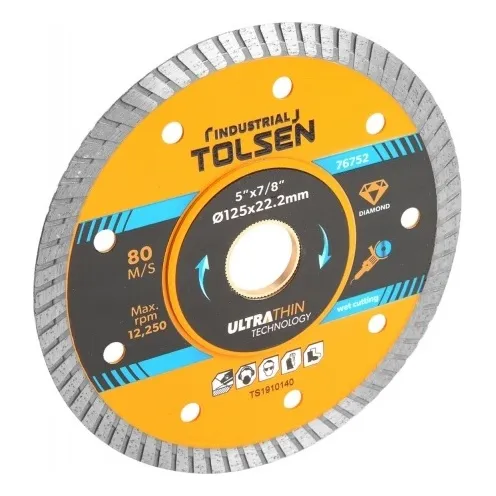 Disco De Corte Diamantado Ultrafino 41/2 Tolsen