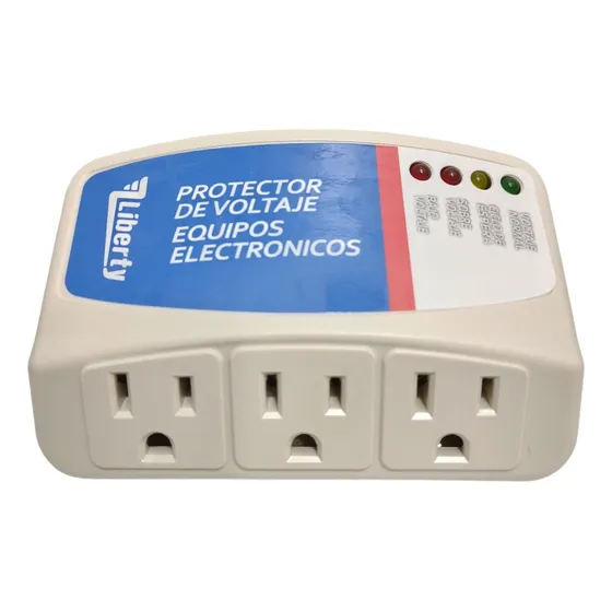 Protector De Voltaje 110v 12amp 3 Tomas Marca Liberty