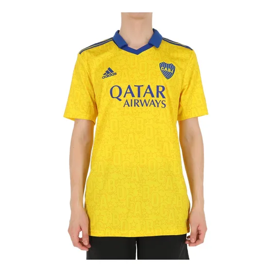 Camiseta adidas Boca Juniors Tercera 22/23 Hombre Gold/ink