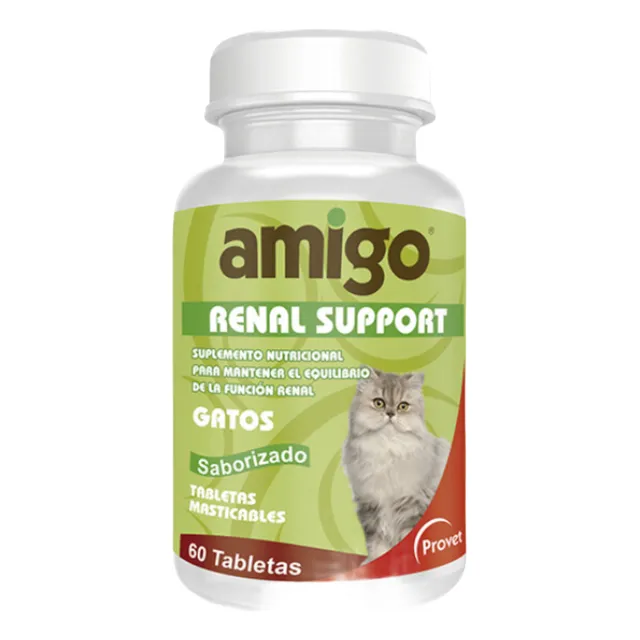 Amigo Renal Support Gatos X 60 Tabletas