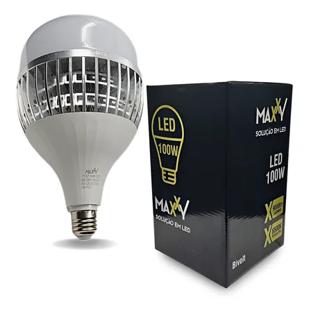 Lâmpada Ultra Led Alta Potência E27 Bulbo 100w 6500k Cor Da Luz Branco-frio