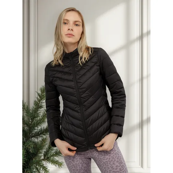 Chaqueta Owens Acolchada Para Mujer Negra