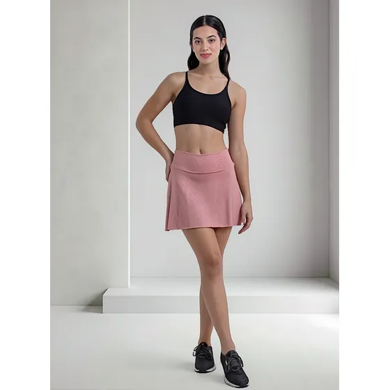 Pollera Short Deportiva Con Bolsillo Para Mujer - Fixpower