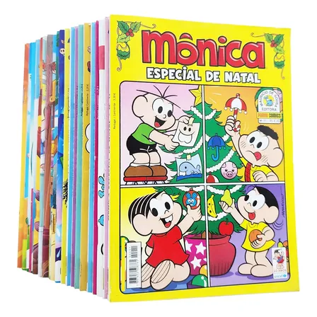 Gibi Turma Da Mônica Cebolinha Cascão Magali