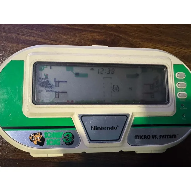 Nintendo Game And Watch Donkey Kong 3 Blanco Y Verde