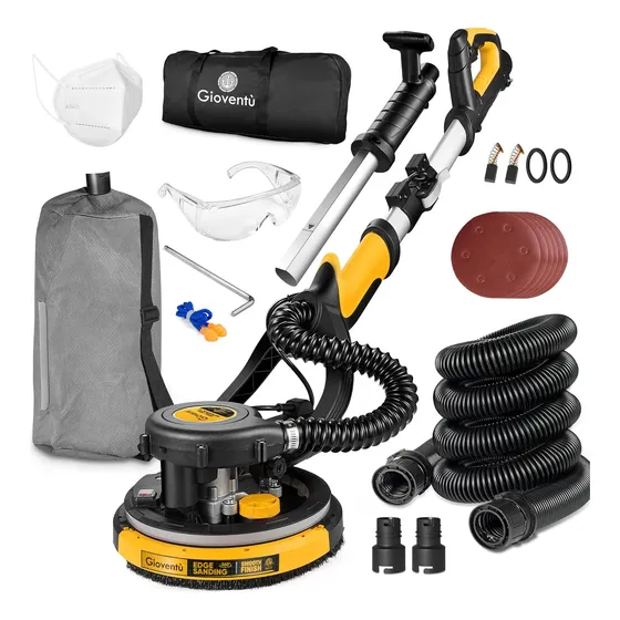 Lijadora De Pared Eléctrica, 750w, Recolección De Polvo