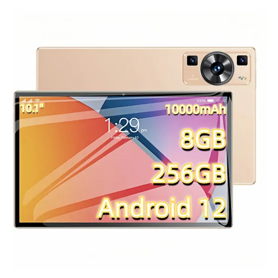 10.1'' Tableta Inteligente 8+ 256 Gb, 24 + 48 Mp, Android 12