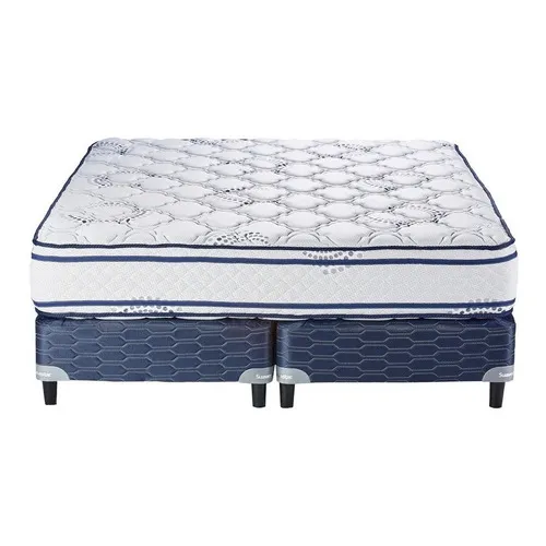 Sommier Y Colchón Suavestar Atmosphere 200x200 King Size Color Gris