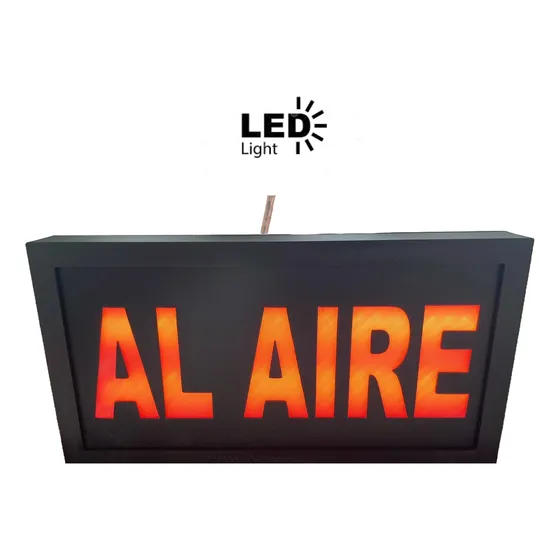 Lampara Led Señalización Al Aire Para Estudios De Grabación