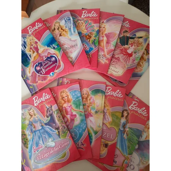 Coleccion Completa 12 Libros Barbie Tapa Dura Cuentos Niña