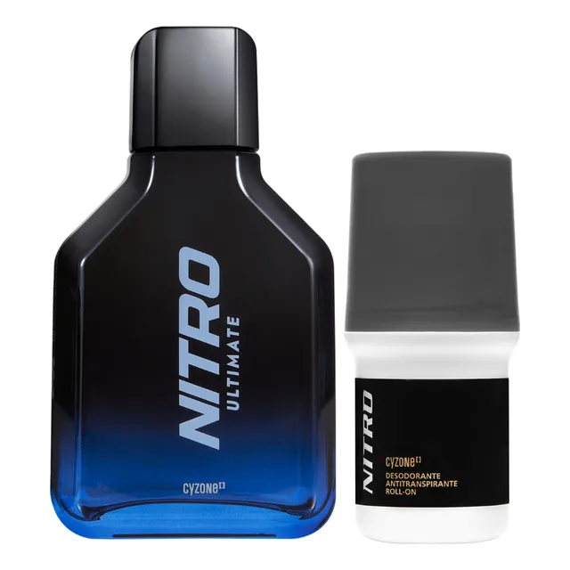 Set Perfume Nitro Ultimate + Deo Nitro Cyzone + Bolsa Regalo