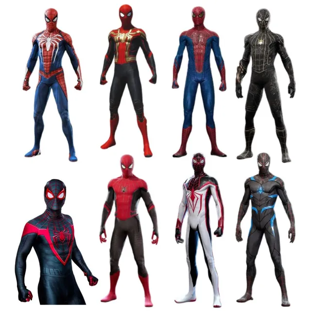 Disfraz De Spiderman Enterizo Para Adolecentes/adultos 