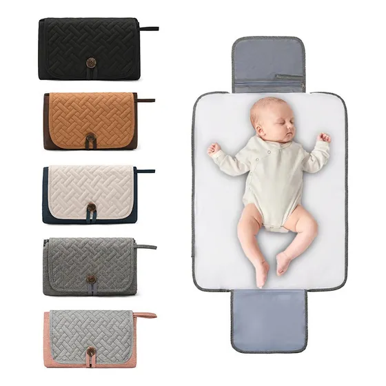 Cambiador De Pañales Portatil Plegable Impermeable Bebes