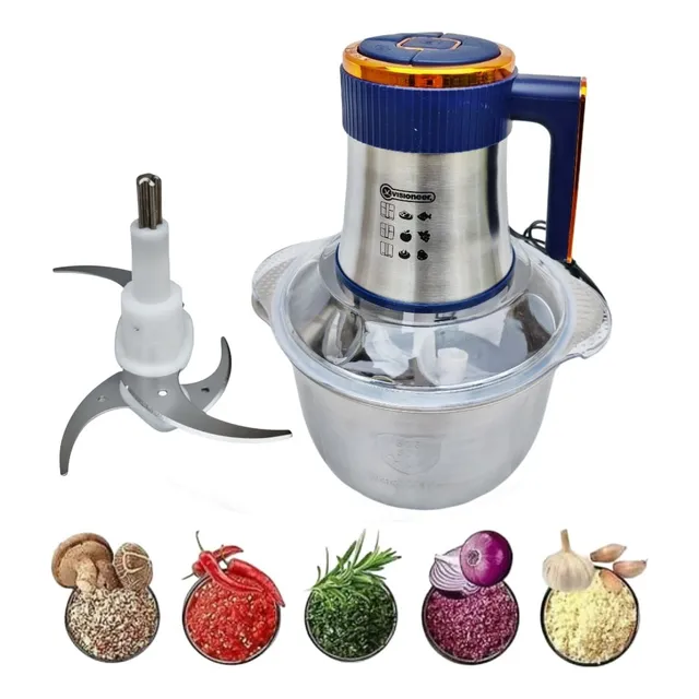 Multiprocesadora Picadora De Alimentos 5l Acero Inox. 800w