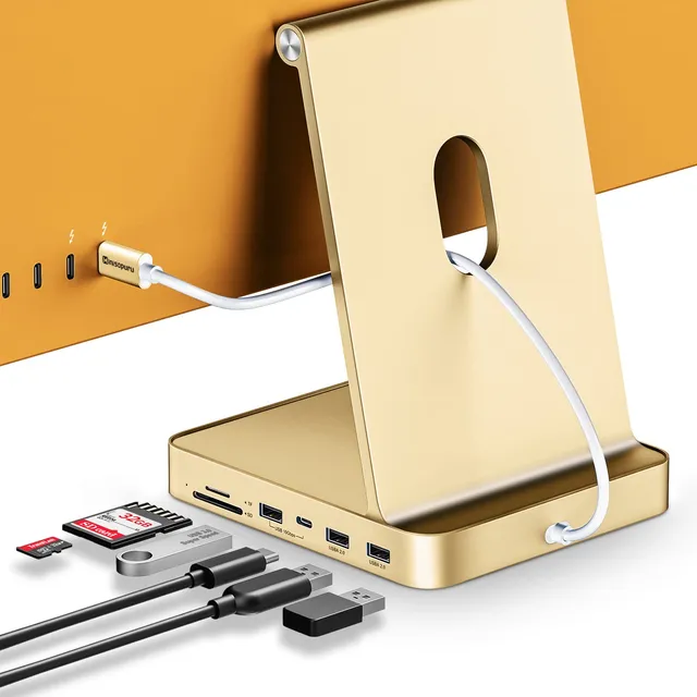 Hub Usb C Para iMac De 24 2021-2024 Minisopuru, Con Usb A/c