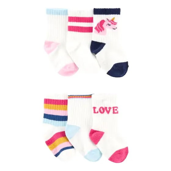 Pack De 6 Pares De Medias Niña Carters 3-12m
