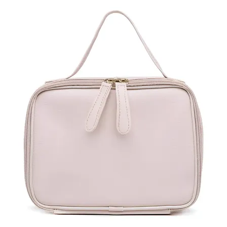 Bolsa Organizadora De Viagem E Maquiagem Maleta M Creme