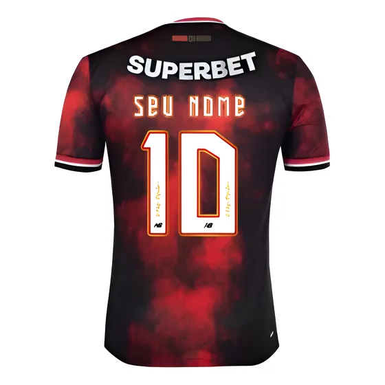 Camisa São Paulo Fc 3 Torcedor 2024/24 Personalizada